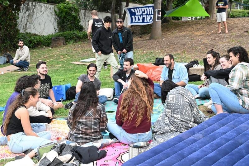 מאהל דמוקרטיה הוקם בטכניון: "הבנו שצריך קהילה שתאפשר שיח מורכב"