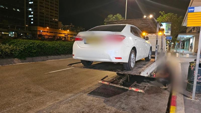 מבצע אכיפה בחיפה: 13 כלי רכב הורדו אמש מהכביש