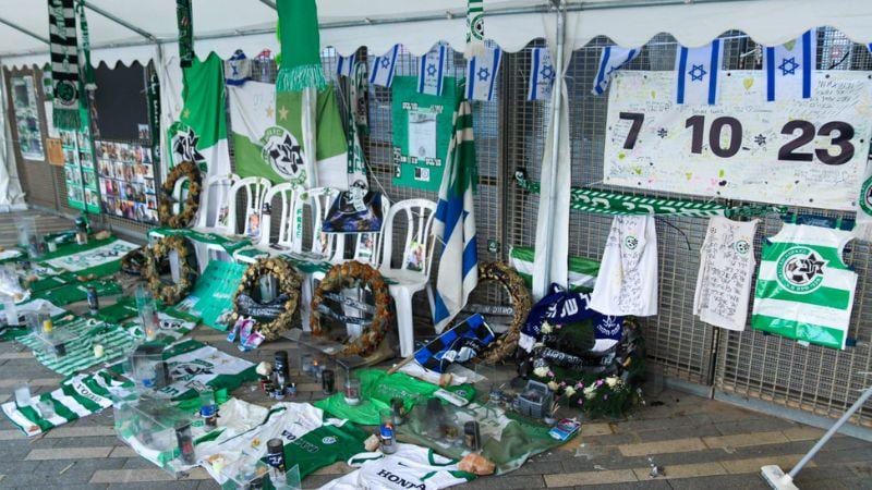 "האוהל משמש כמקום עלייה לרגל לאוהדי מכבי חיפה"