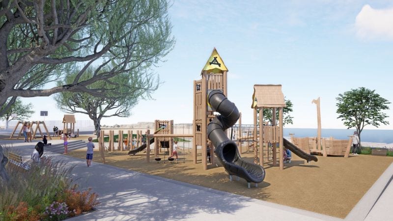העבודות לחידוש טיילת רוזנפלד בשכונת בת גלים יוצאות לדרך