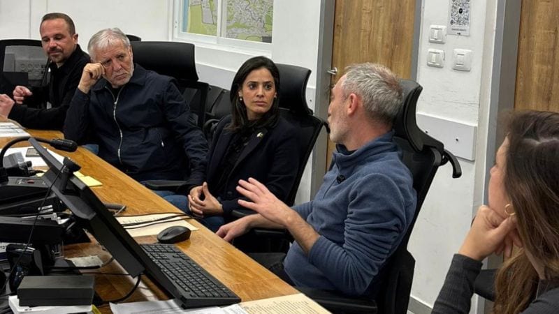 חברי כנסת מיש עתיד בסיור היכרות עם היערכות חיפה למצבי חירום